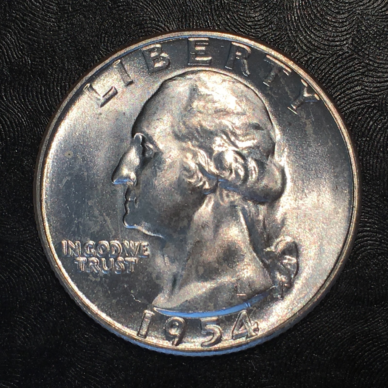 1954 Silver Washington Quarter - Superb Uncirculated - High Quality Scans #G164