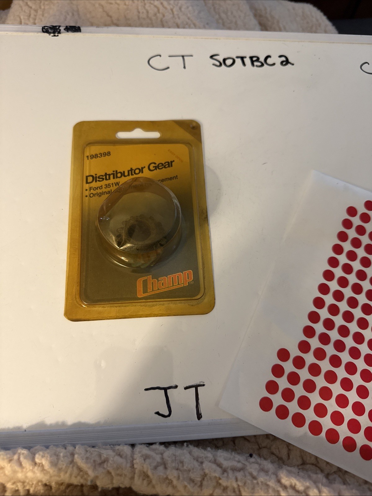 (1) Champ Distributer Gear 198398 Nos OEM Sold Individually
