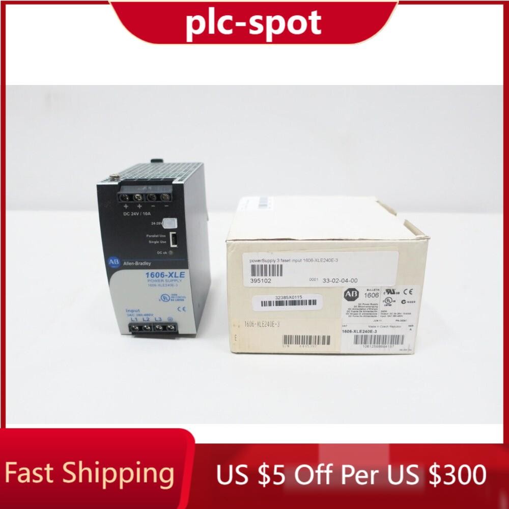 NEW Allen Bradley 1606-XLE240E-3 Power Supply 380-480v-ac 10a Amp 24-28v-dc 240w