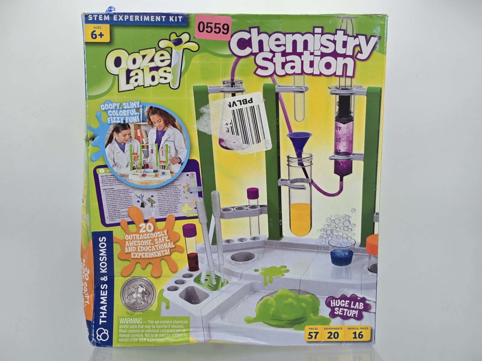 Thames & Kosmos Ooze Labs Chemistry Station Kit 20 Experiments NEW (Box Damage)