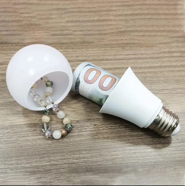 Fake Light Bulb Stash Hidden Stealth Diversion Safe- US Seller