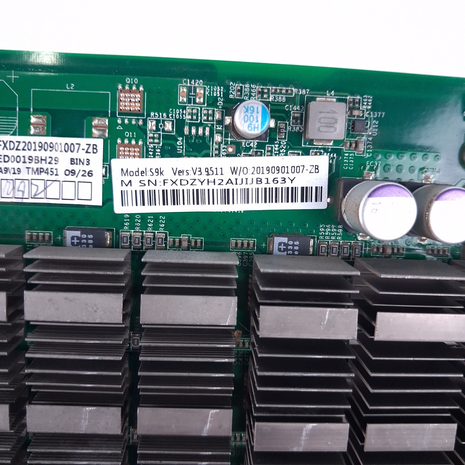 Bitmain Antminer S9k V3.9511 Hash Board OEM Replacement