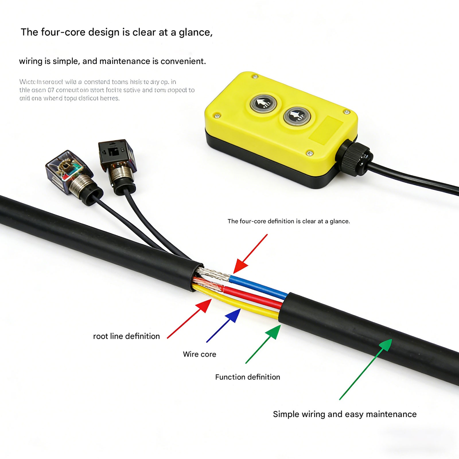 KTI Two Button Pendant Hydraulic Dump Trailer Controller - Power UP & DOWNDyIN