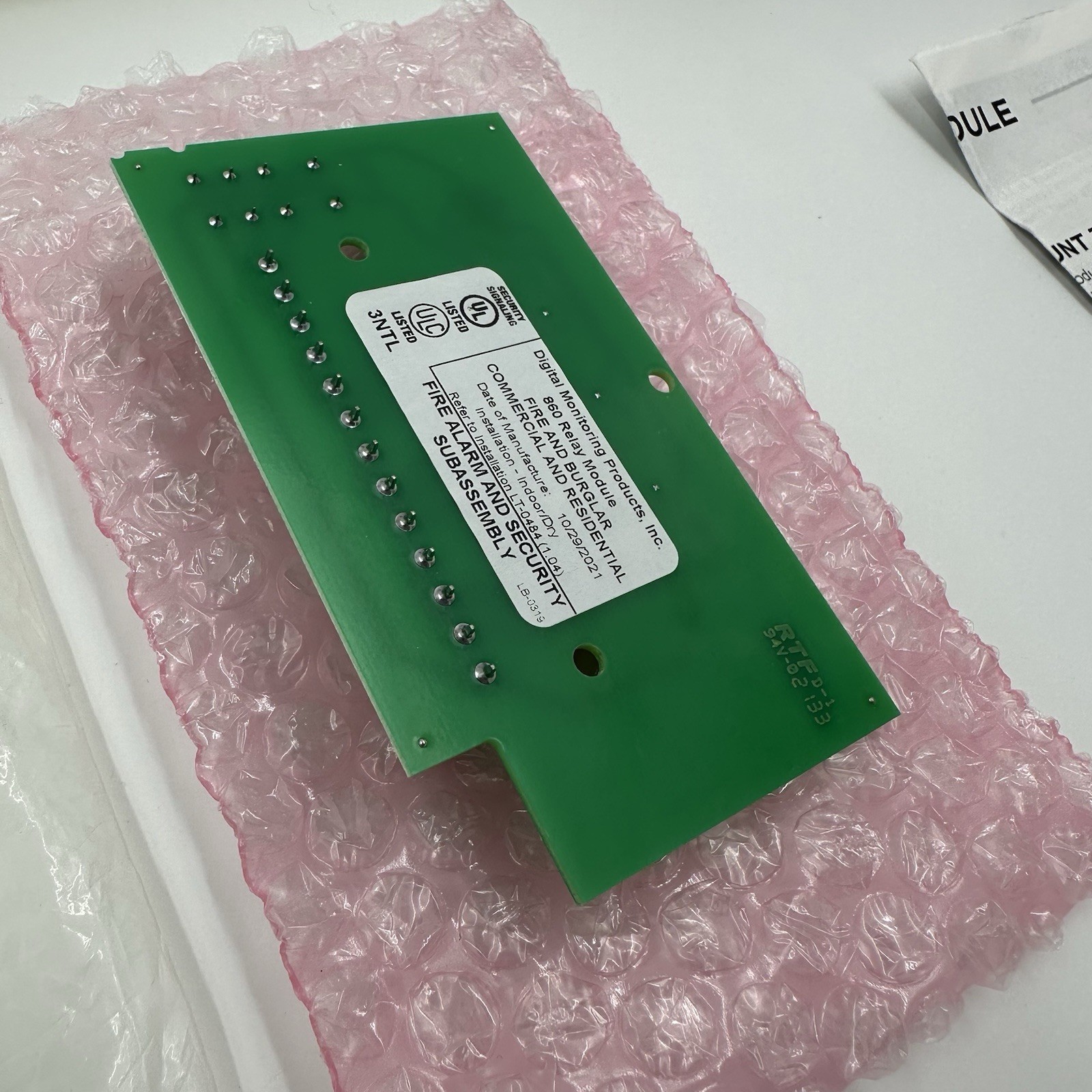 DMP 860 Relay Module Alarm Output Board w/ Hardware HPK.860 New Open Pkg