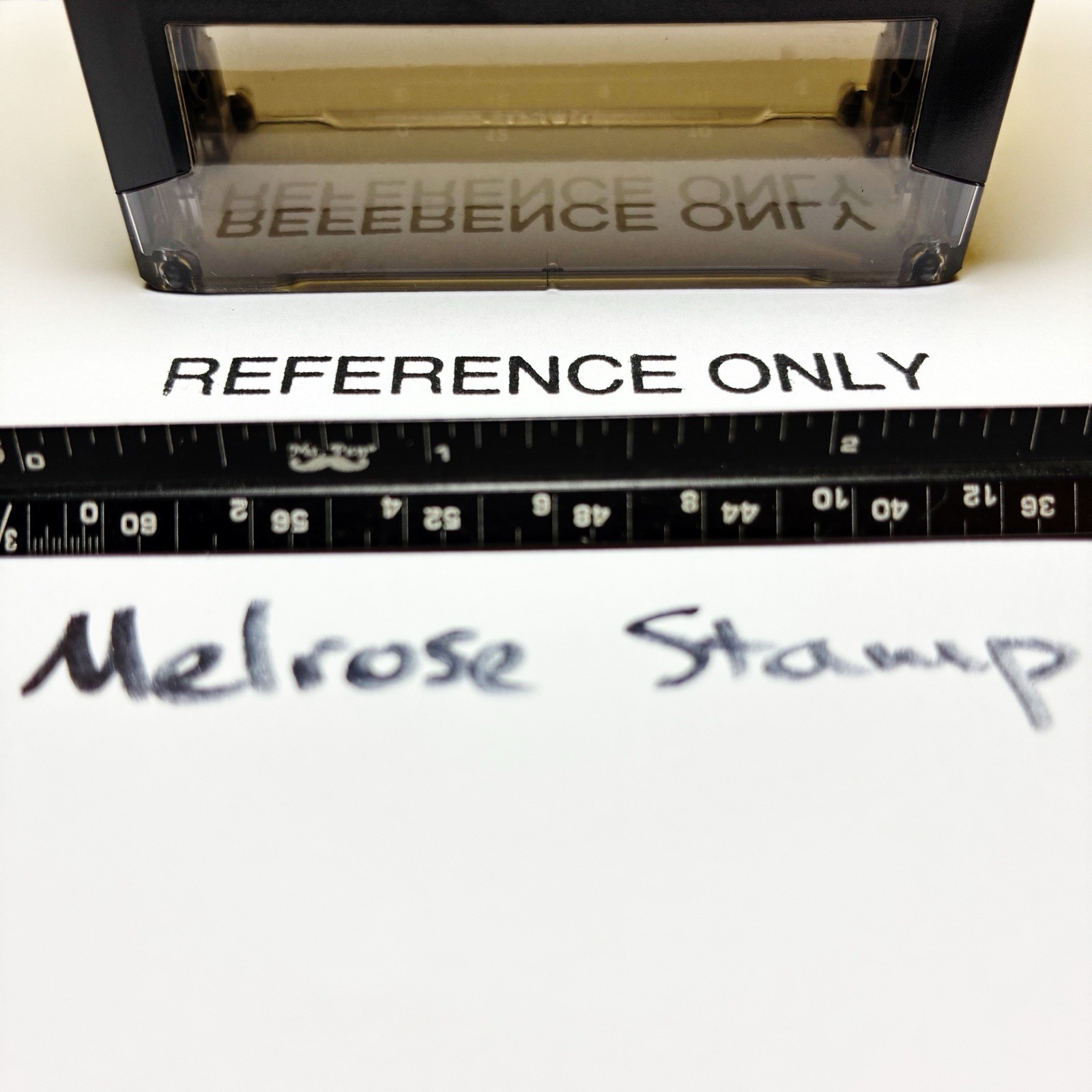 Reference Only Rubber Stamp Black Ink Self Inking Ideal 4913