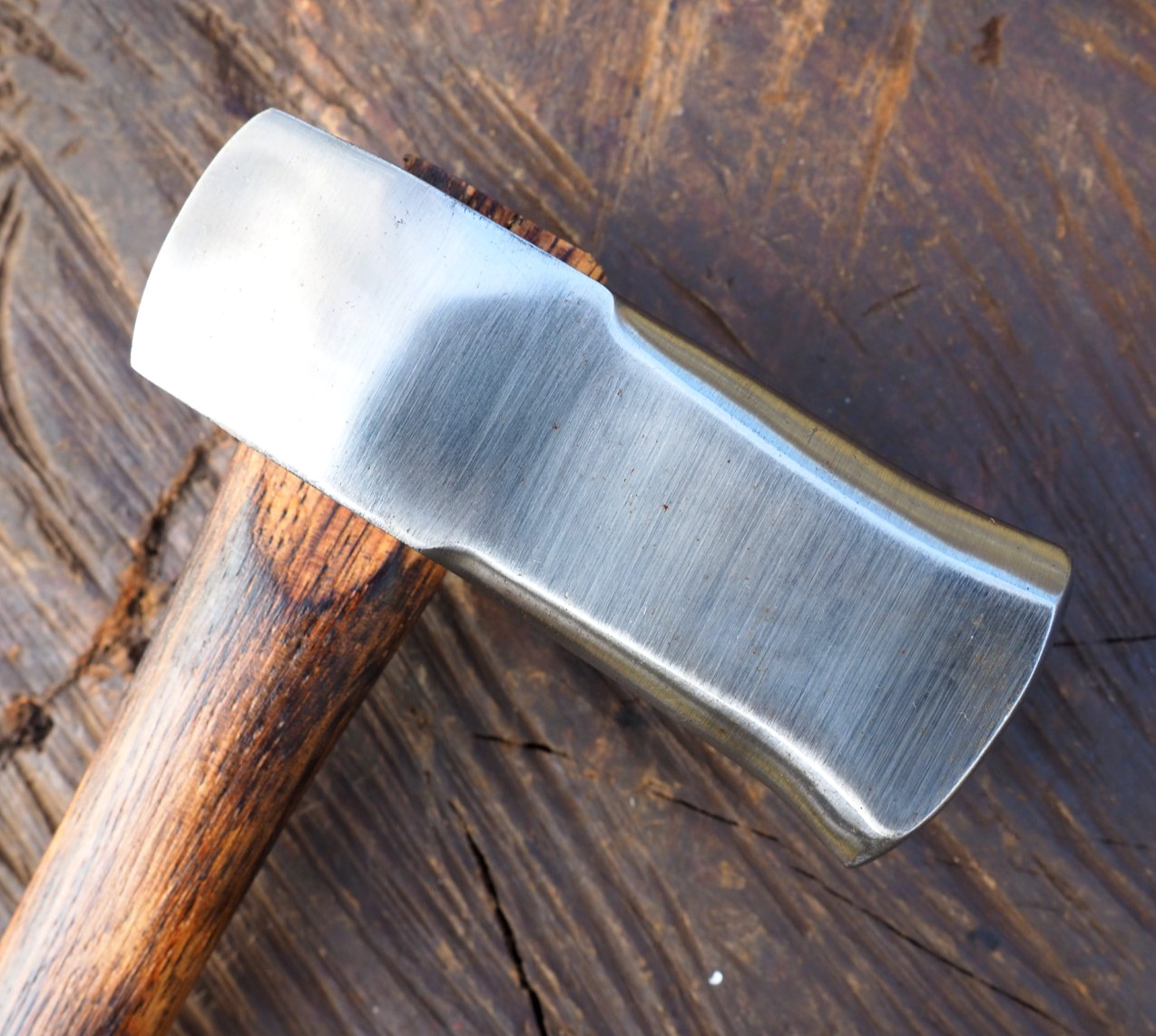 BIG 3.6LB BLACKSMITH "HOOPS COAL TOWNSHIP" DOG HEAD HAMMER ANVIL KNIFE SAW