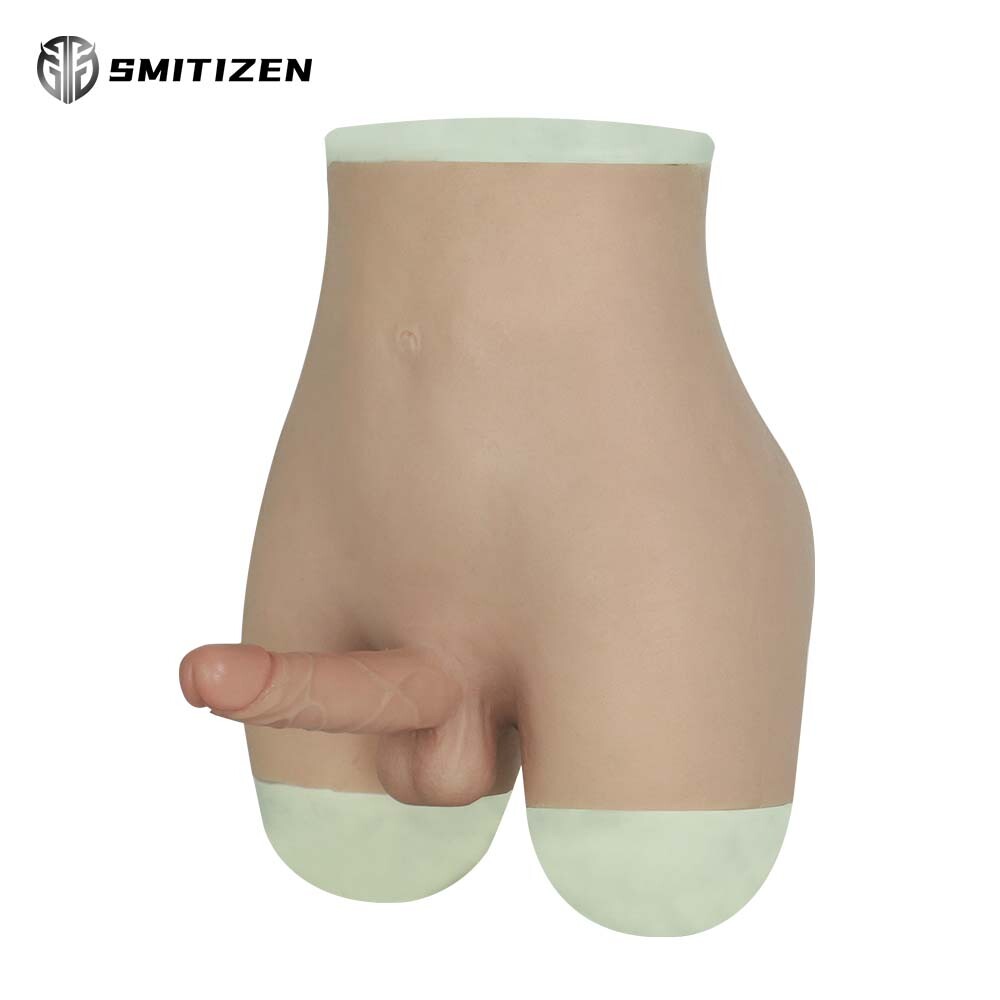 SMITIZEN Women-Small Size Silicone Penis Pant Fake Cock for Crossdresser