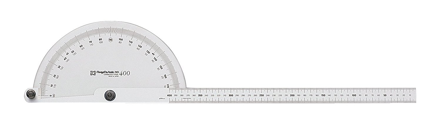 NIIGATA SEIKI SK Protractor 1 Arm 400mm Measuring Tool PRT-400S made in japan