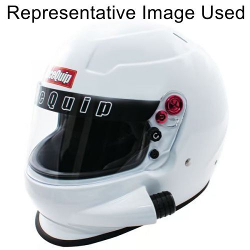 RaceQuip 296115 PRO20 Side Air Full Helmet, Gloss White - Large NEW