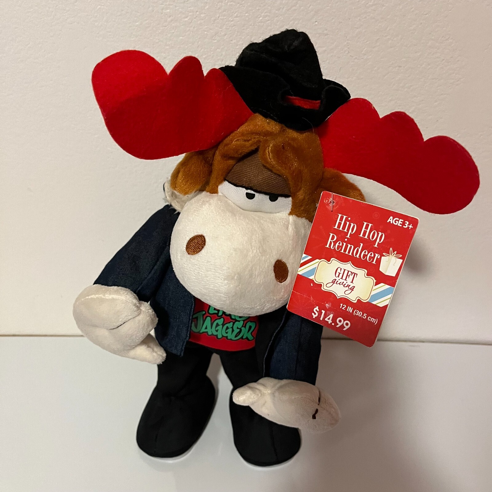 HIP HOP REINDEER 14' TALL (No Sound & No Light) MOOSE LIKE JAGGER/Used