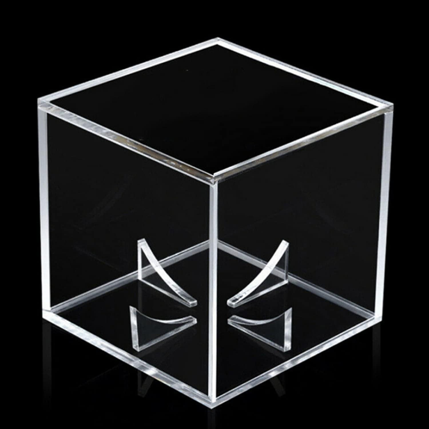 12Pack Baseball Display Case Acrylic Cube - UV Protected 12 PC, Clear