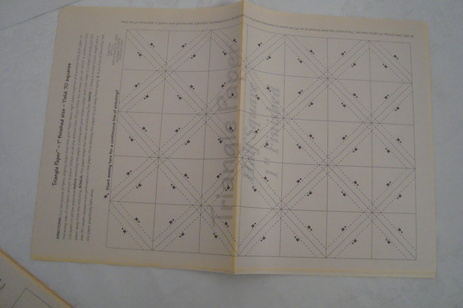 Half Square Triangle Paper ~ Variety Pack ~ READ
