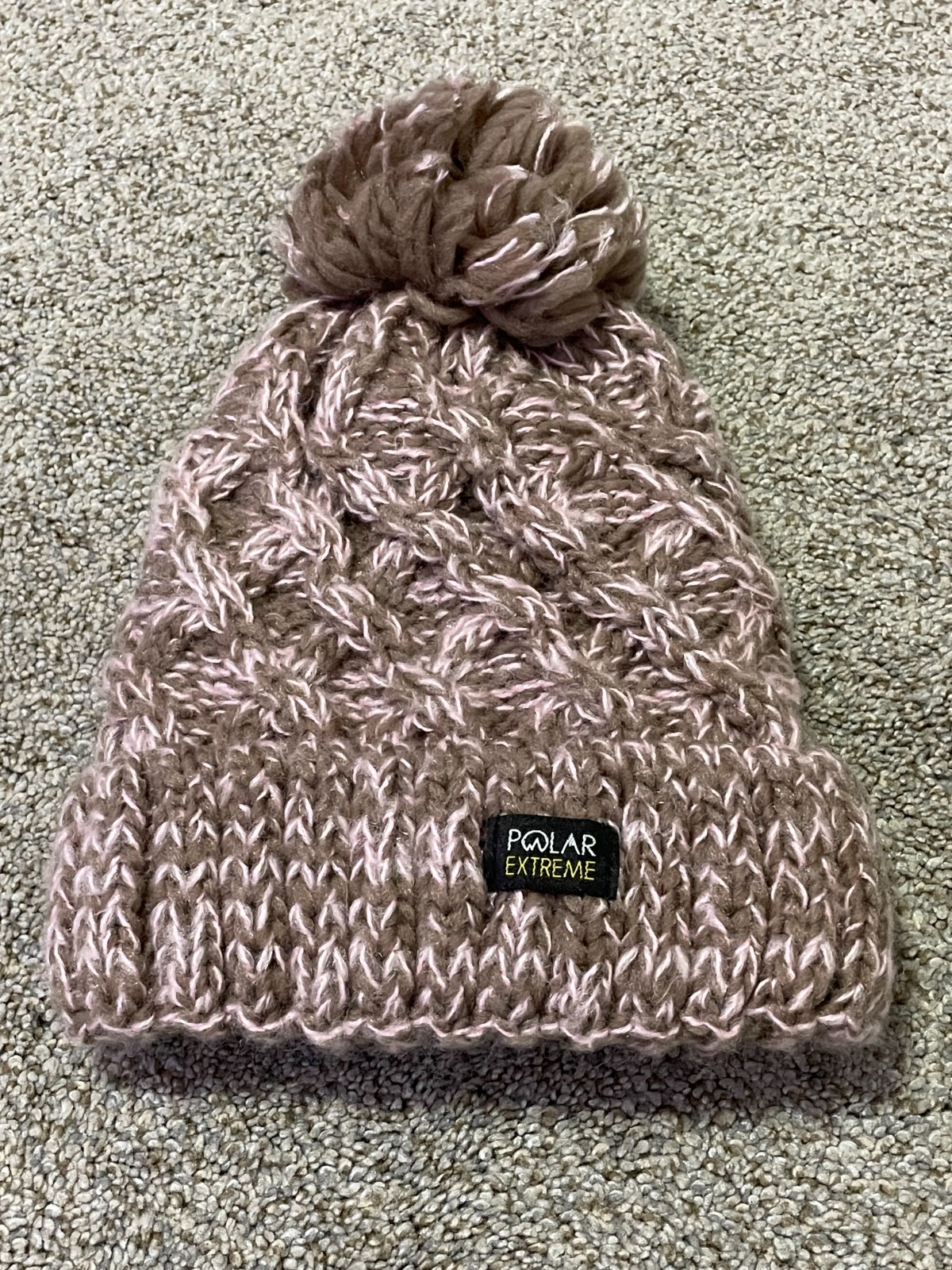Polar Extreme Pom Pom Insulated Faux Fur Liner Winter Hat