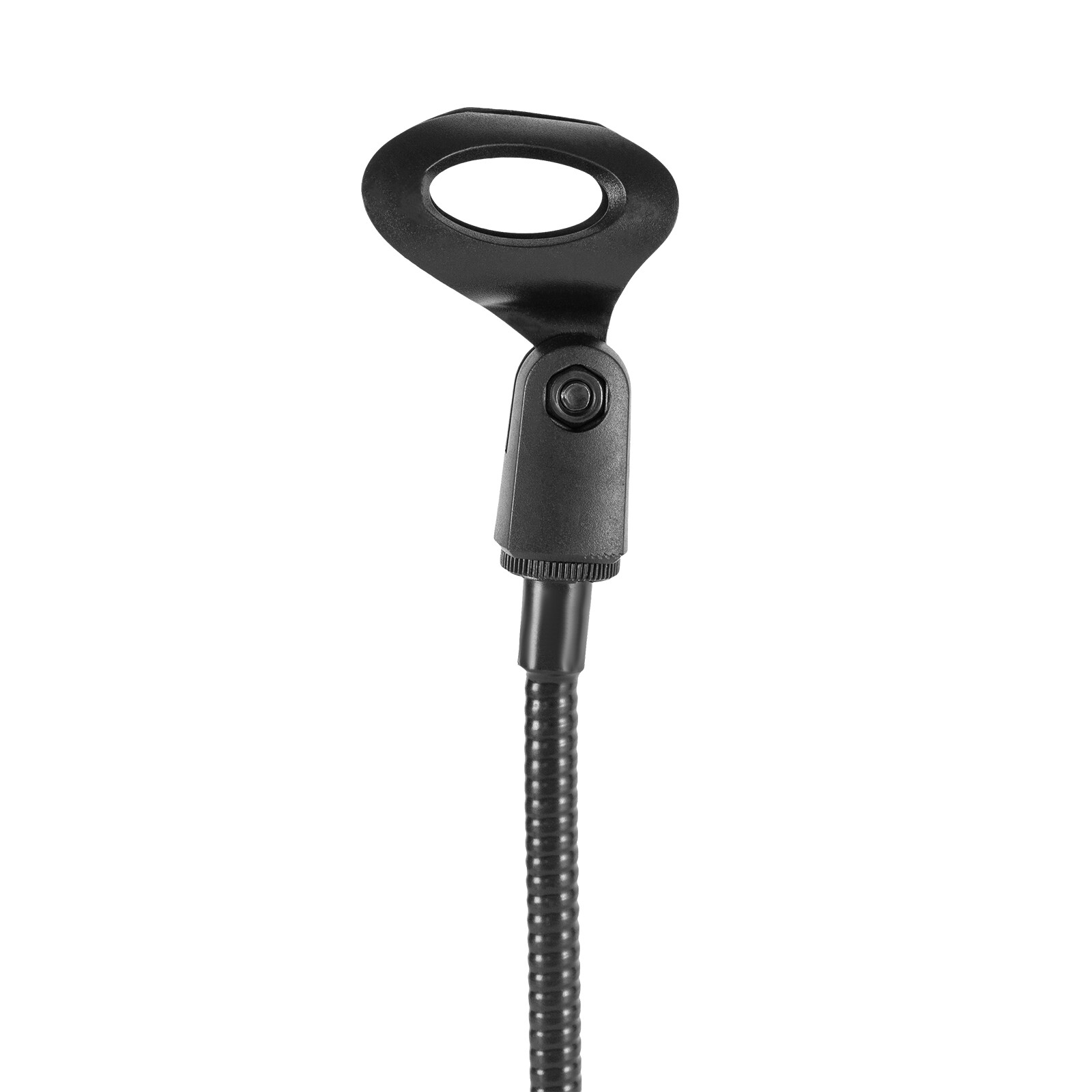 Adjustable Microphone Stand Black with Desk Clamp for Radio Broadcasting