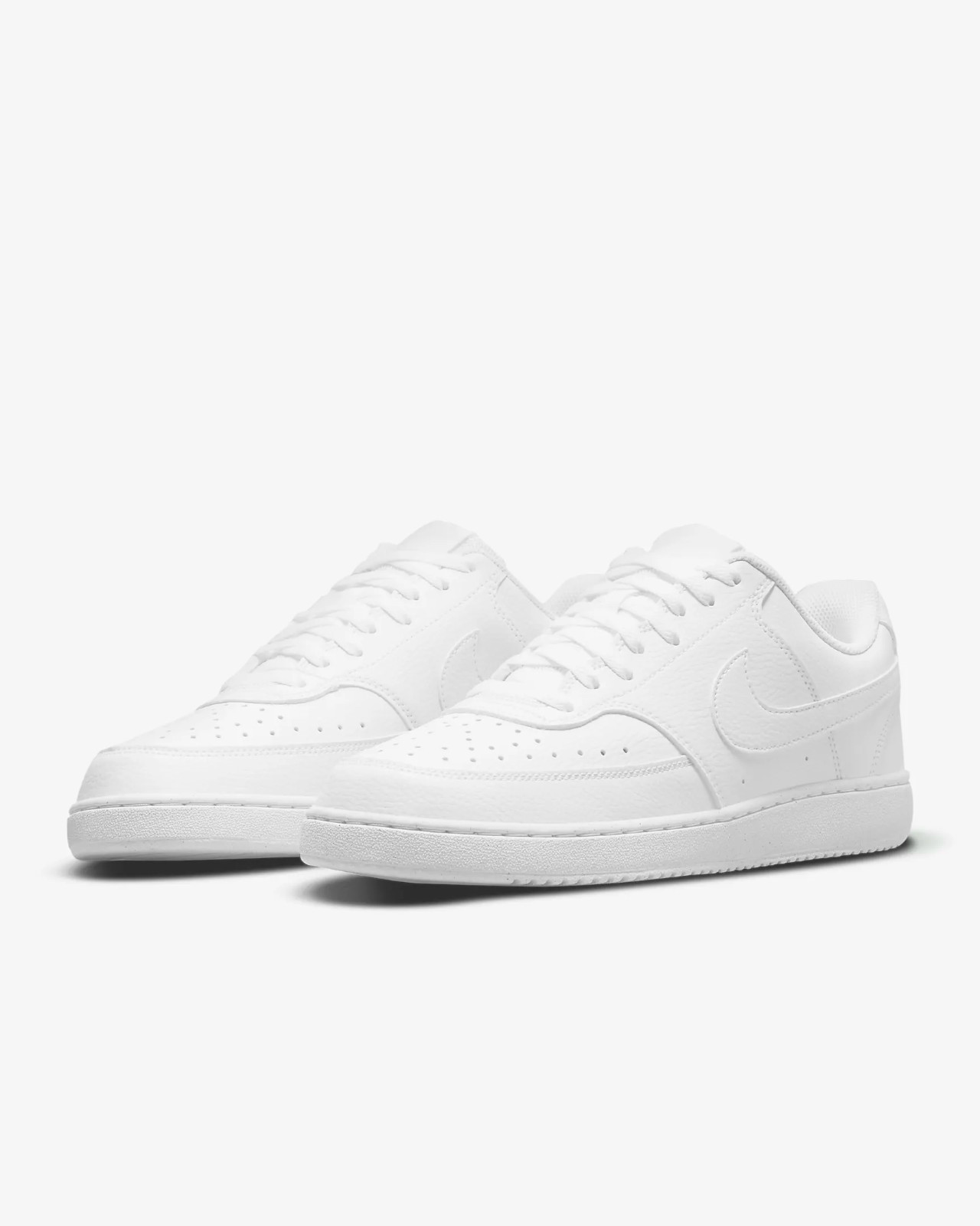 Nike Court Vision Next Nature Low Triple White Men Size 11 DH2987-100 New