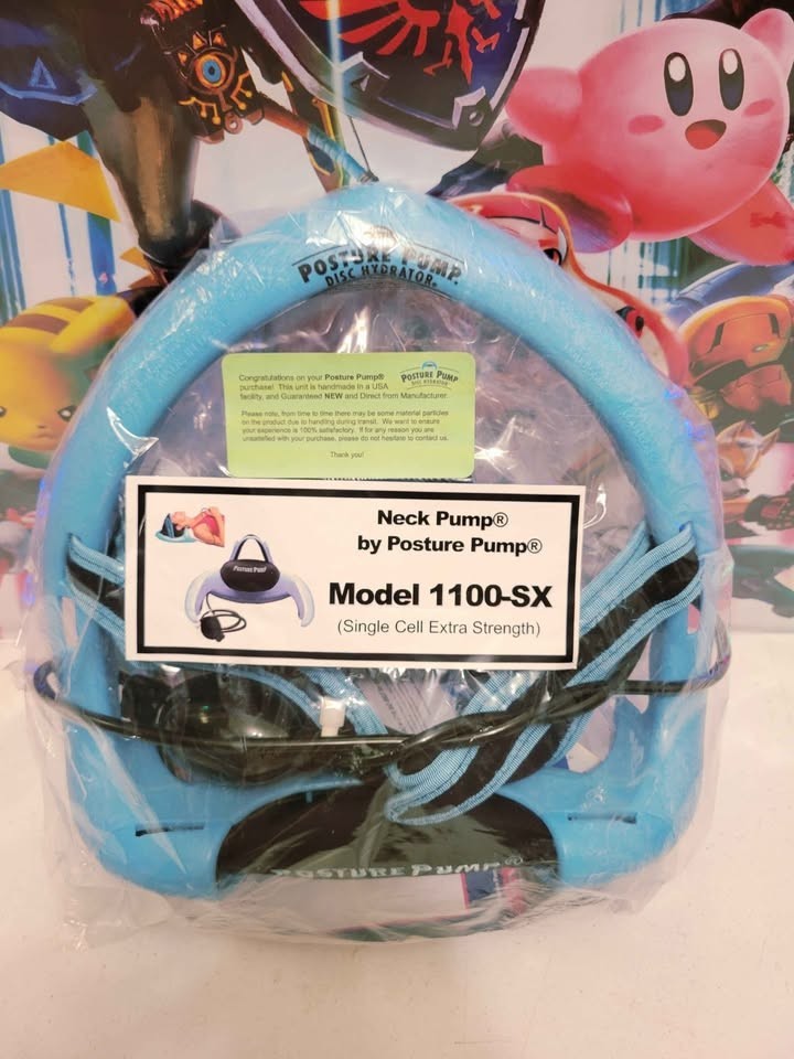 New Neck Pump by Posture Pump Model 1100-SX Cervical Disc Hydraytor Single Cell
