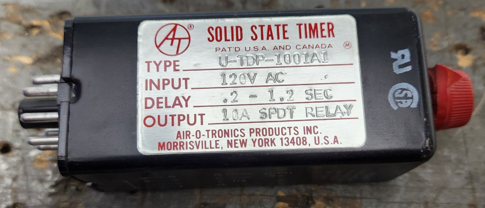 AIR-O-TRONICS U-TDP-1001A1 Solid State Timer