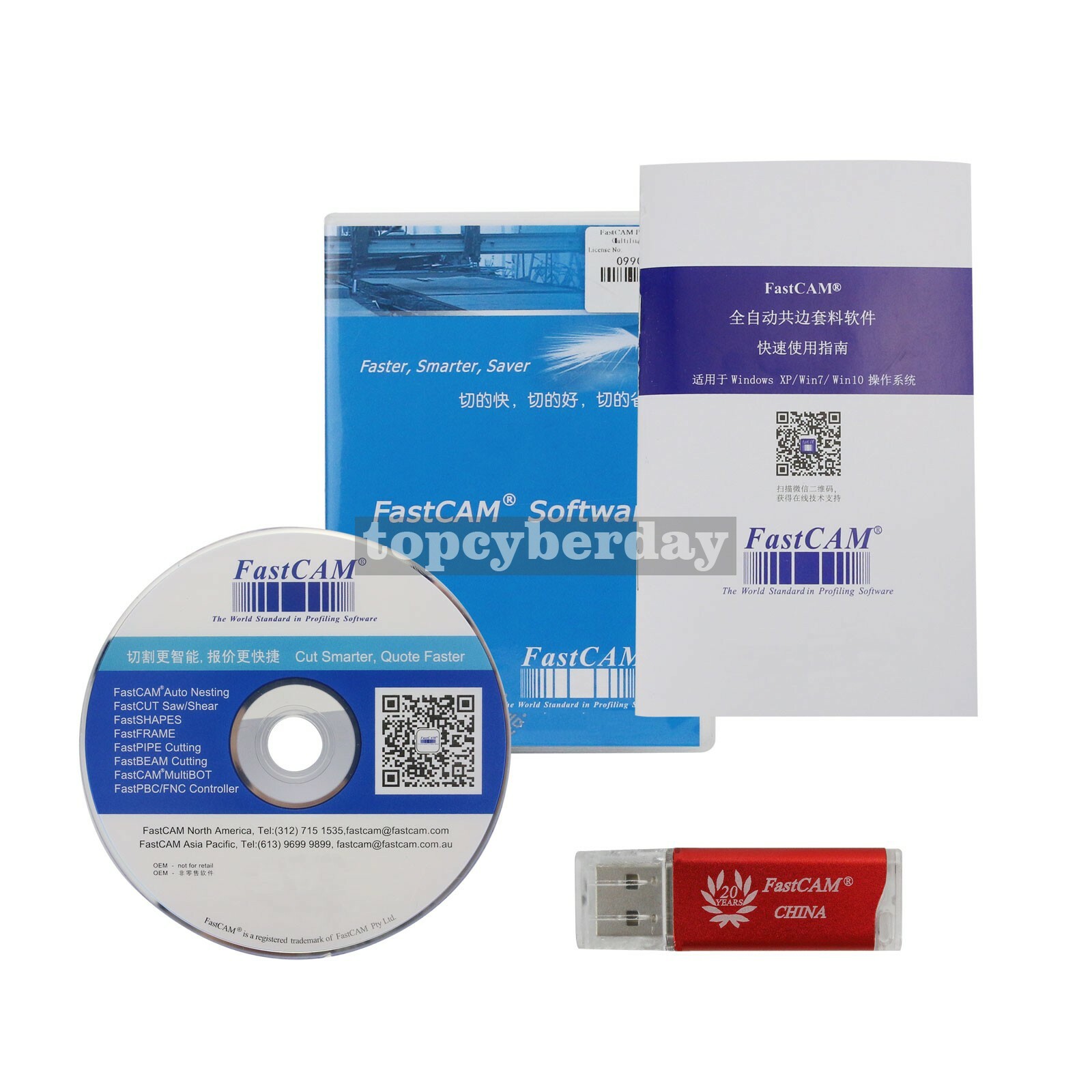 Fastcam Nesting Software Professional version for CNC Plasma Cutting Machine new