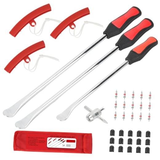 38PCS Tire Spoons Tool Set, Premium Tire Irons Tire Changing Kit with 14.5" &