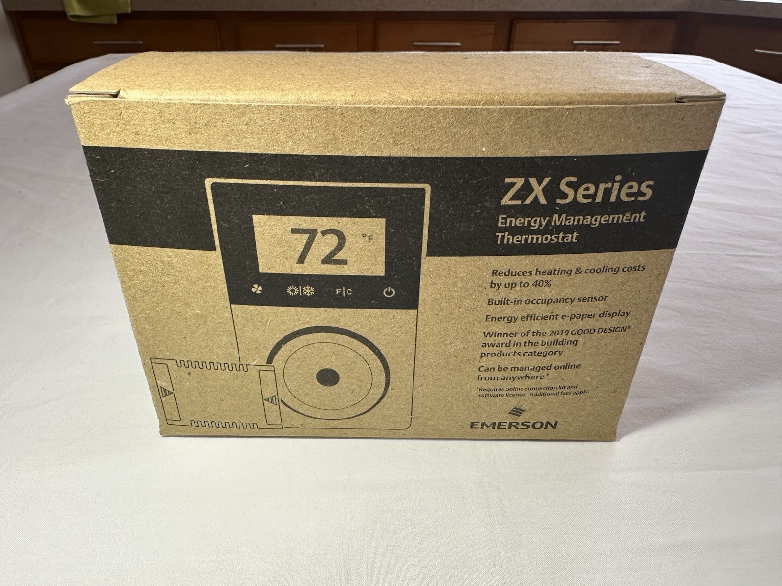 Emerson Verdant Flagship ZX Series Energy Management Thermostat.