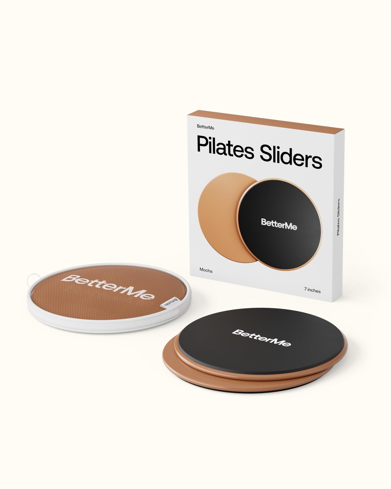 BetterMe Dual-Sided Pilates Gliders: Compact Core & Full Body Workouts
