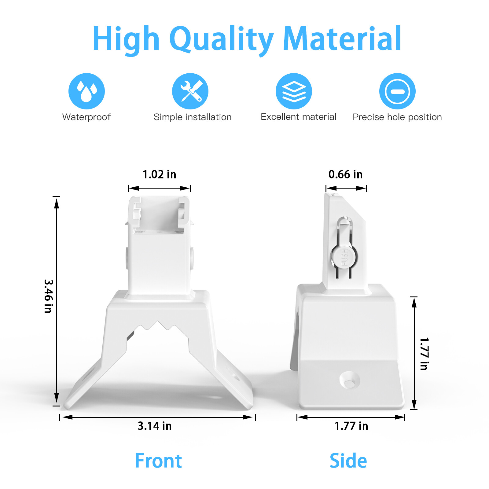 90° Corner Wall Bracket for Eufy SoloCam S340/E42 Camera Mounting