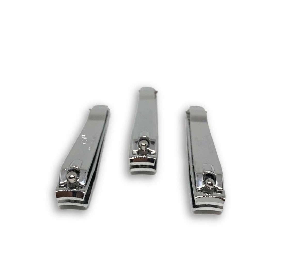 3 - PCS BRAND NEW 3-1/4" CURVED CUTTING EDGE TOE NAIL CLIPPERS PEDICURE TOOL