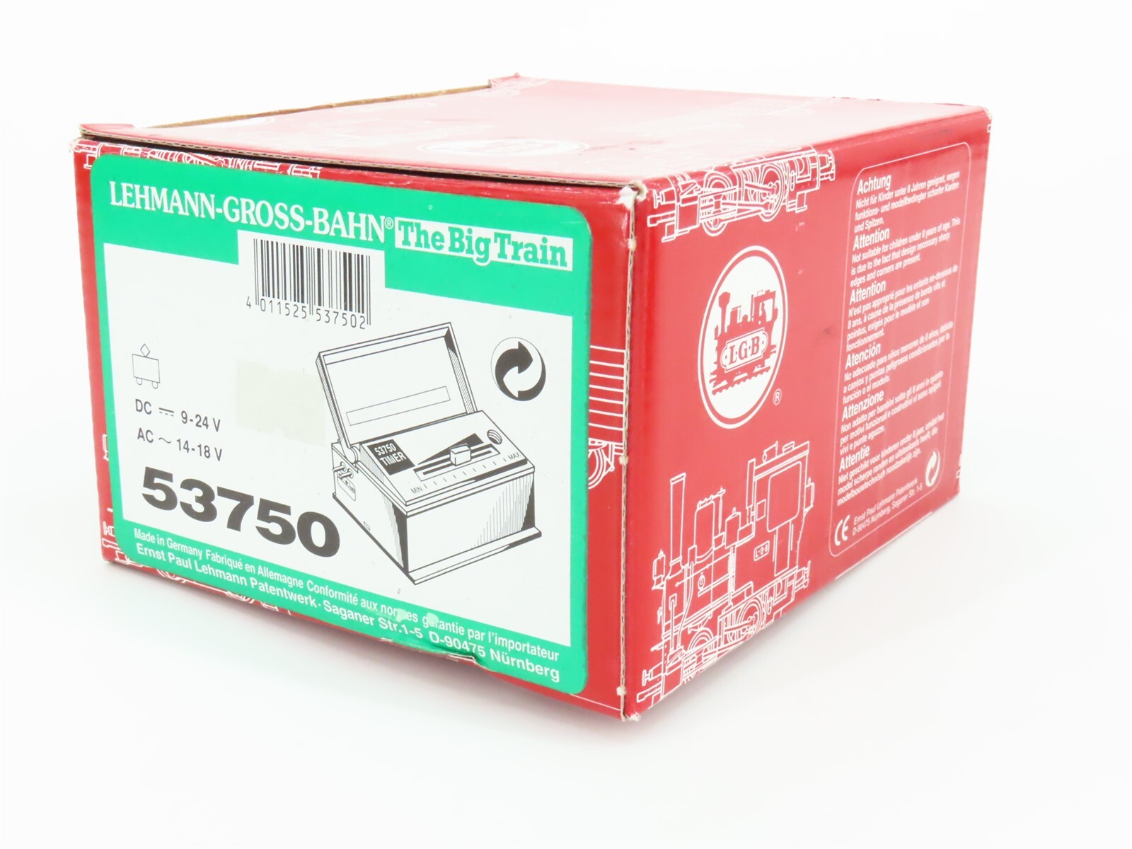 G Scale LGB 53750 Timer - Electronic Timeswitch