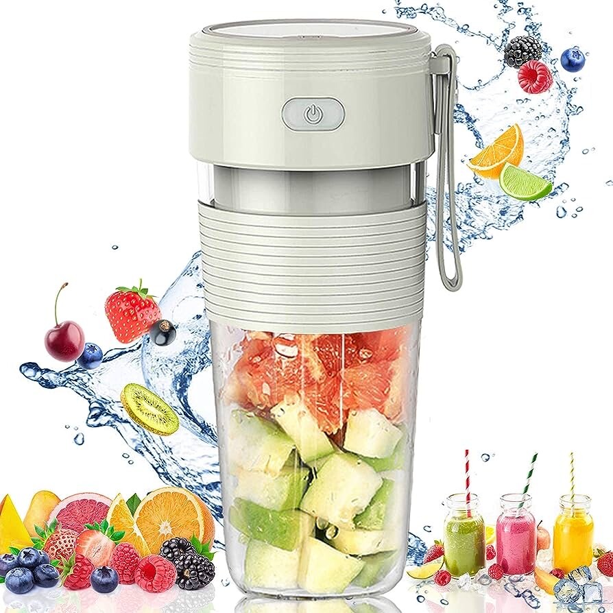 Portable Blender Juicer Cup USB Rechargeable Smoothies Mixer Fruit Machine US
