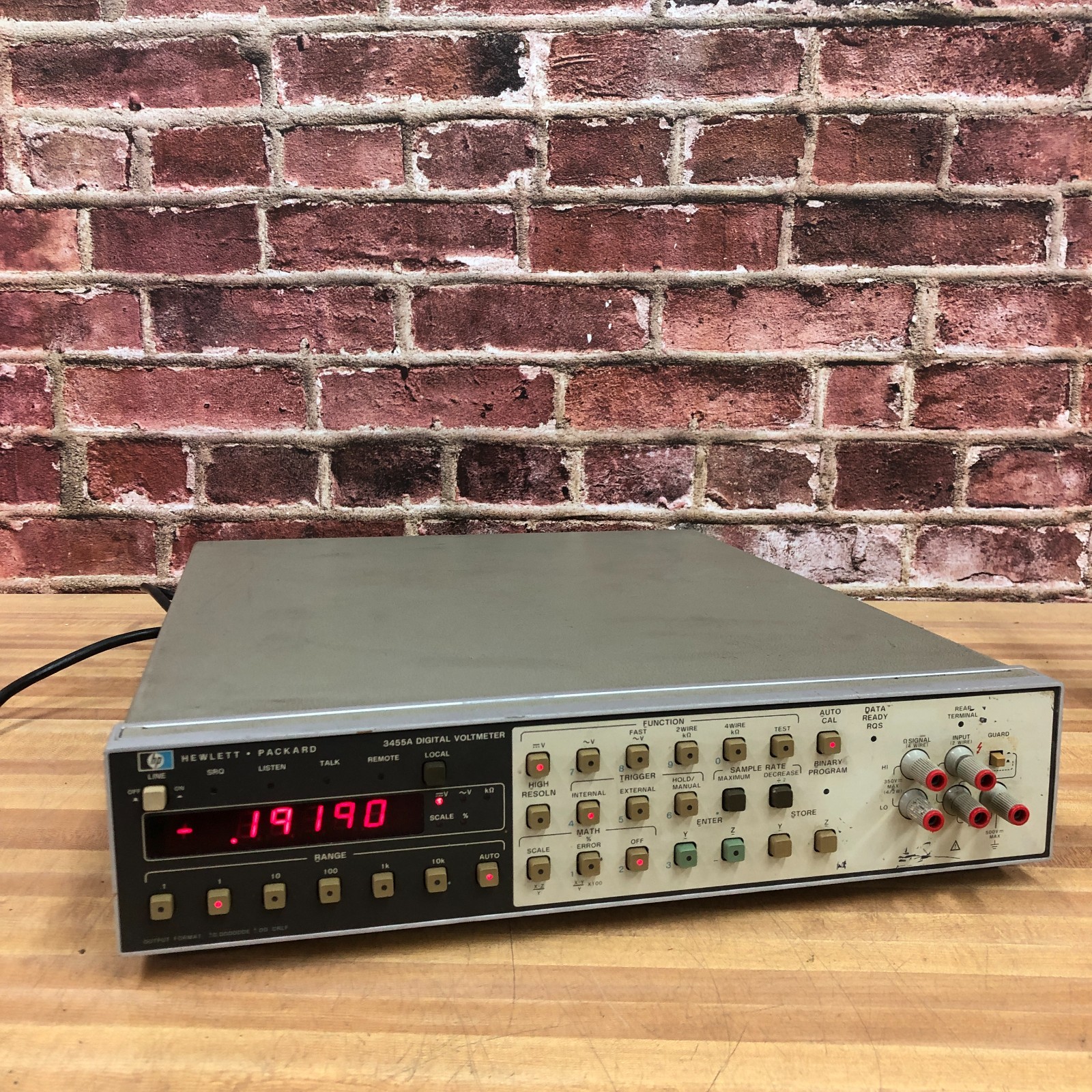 Agilent Keysight Hewlett Packard HP 3455A Digital Voltmeter