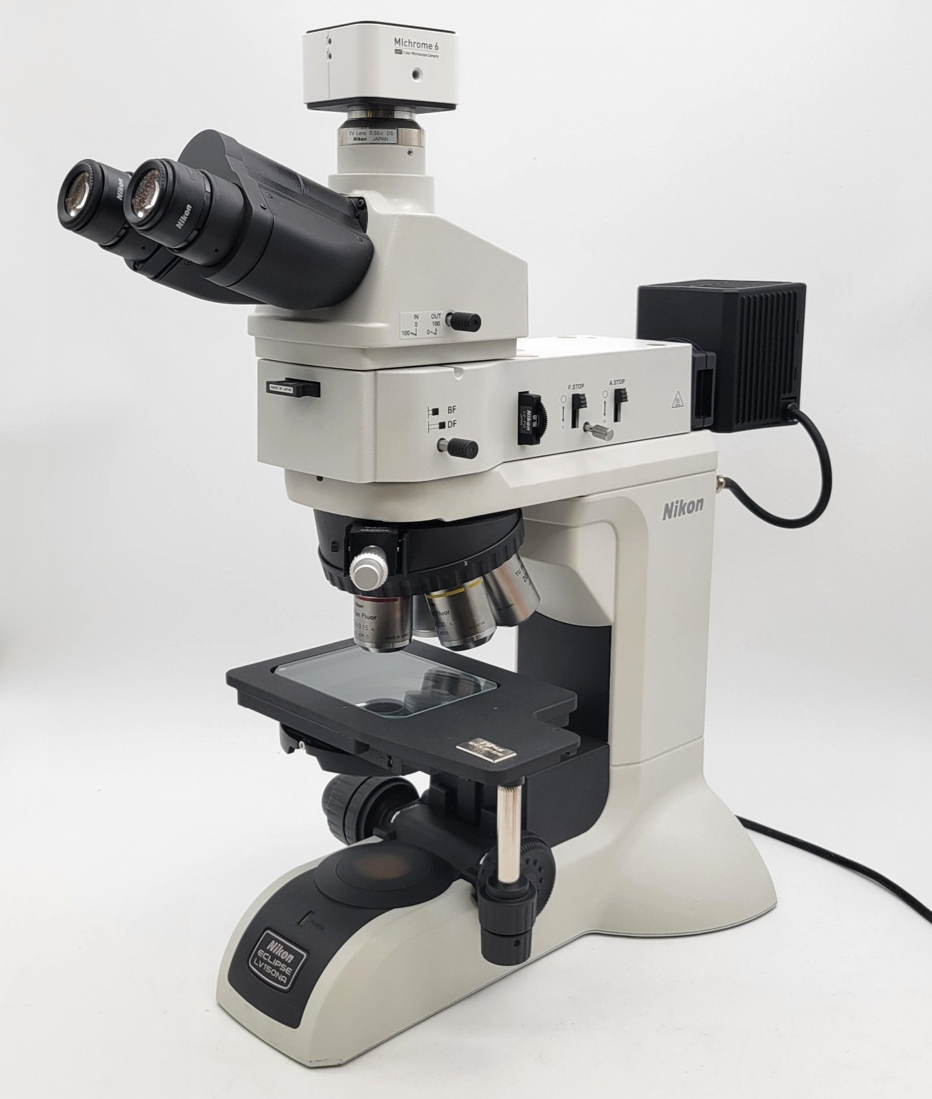 Nikon Microscope Eclipse LV150NA Metallurgical DIC, Trinocular Head & Camera