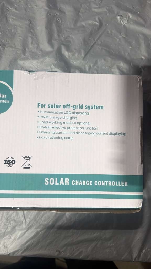 Solar Charger Controller 120A Regulator LCD Display Various Load Control Modes