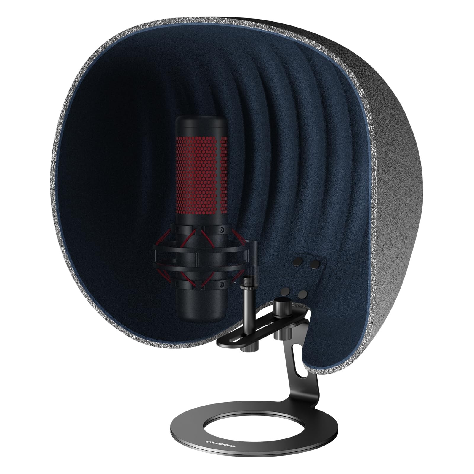 Aokeo Microphone Isolation Shield 360 Music Studio Sound Booth Blue Yeti