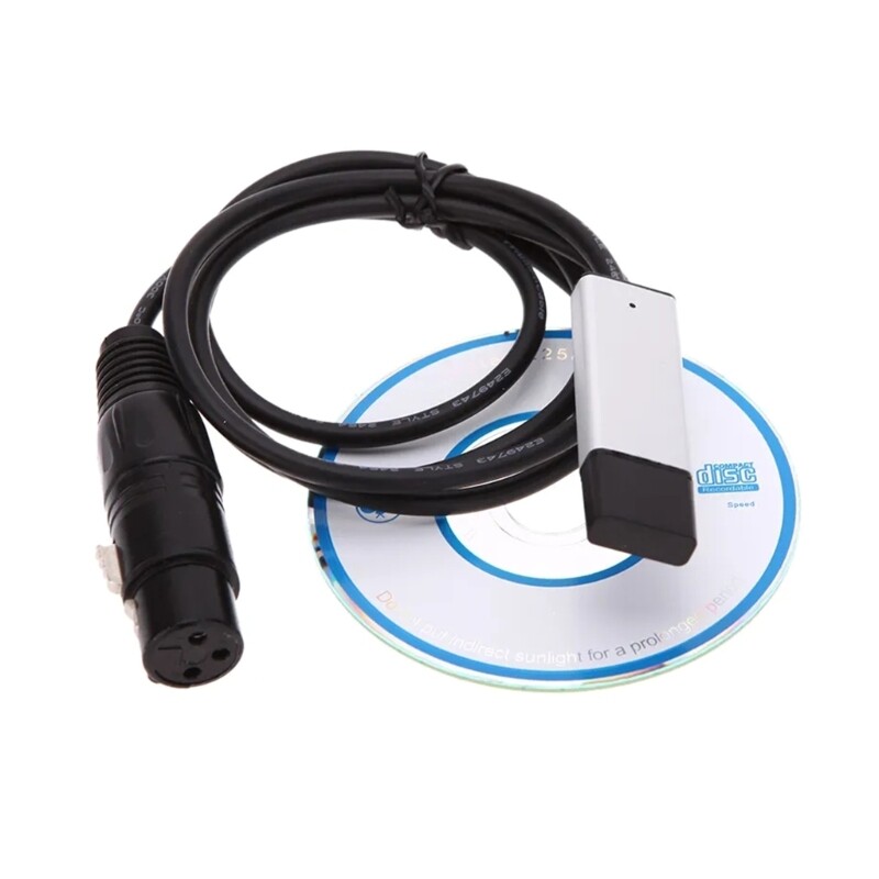 DMX512 Lighting Controller Cable Stage Lights to Your Computer