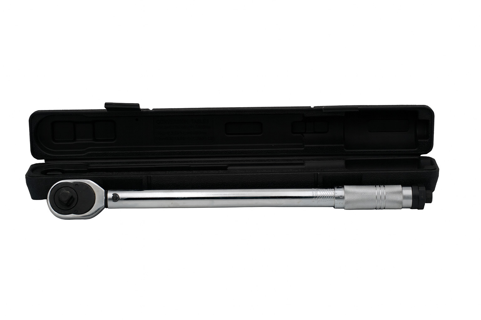 1/2" Drive Click Torque Wrench 10–150 ft-lbs Heavy Duty ±4% Accuracy  Reversible