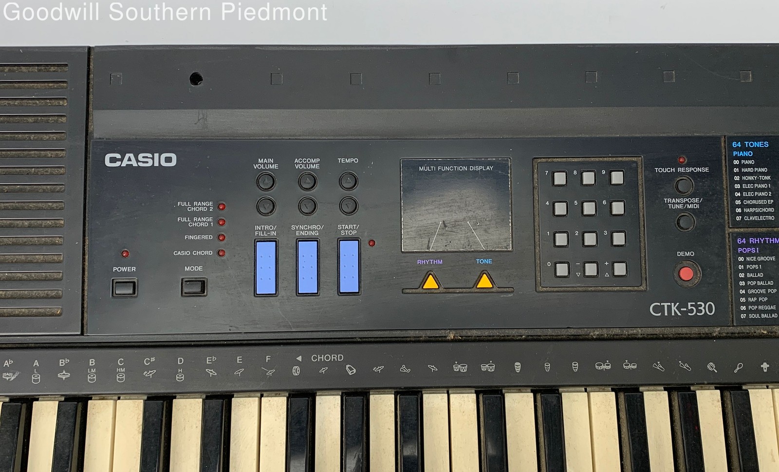 Casio CTK-530 61-Key Electronic Keyboard - Tested