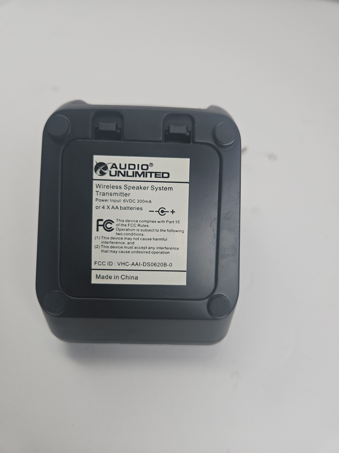 Audio Unlimited - Wireless Speaker System Transmitter Ds0620b0 No Power Cable