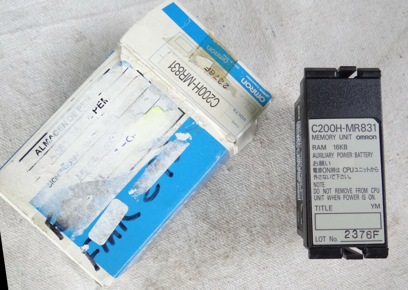 Omron C200H-MR831 Memory Unit Ram 16KB