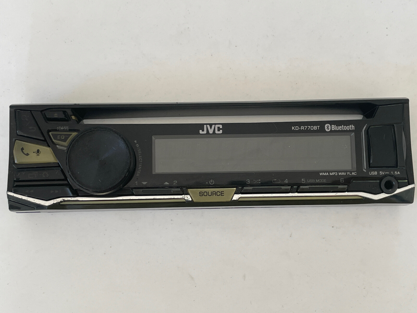 JVC KD-R770BT CAR STEREO ONLY ONLY JVC KD-R770BT FACEPLATE ONLY OEM🟠