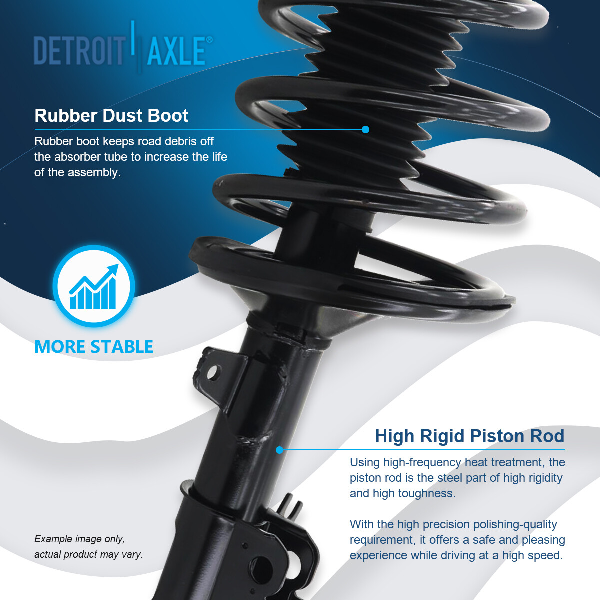Front Struts with Coil Spring Assembly Set for Toyota Camry Solara w/2.2L & 2.4L