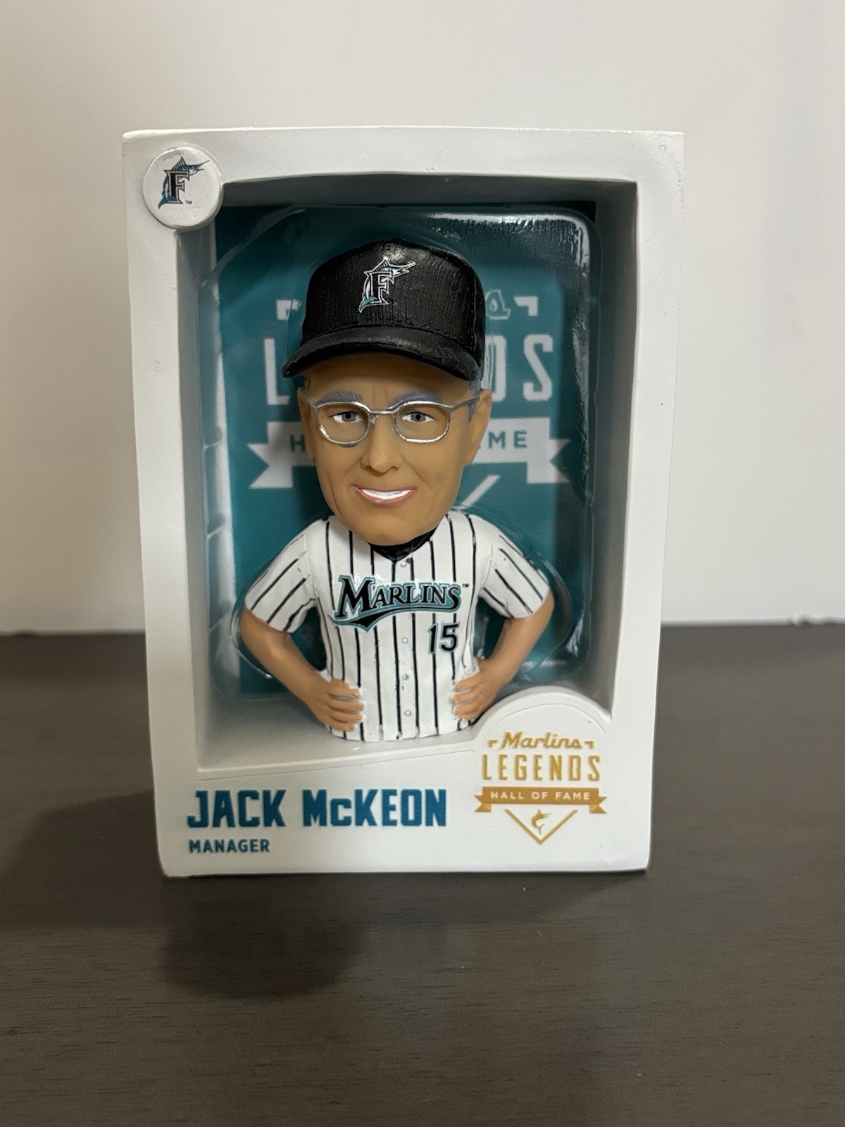Marlins Legends Hall Of Fame Bobblehead Jack McKeon Stadium Giveaway 8/3/25 New