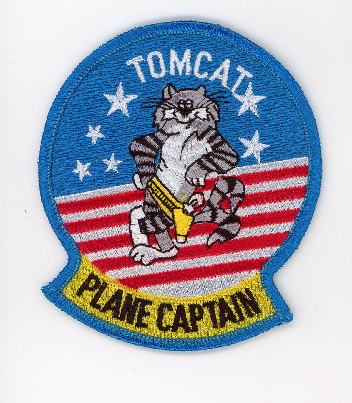 PATCH USN F-14 TOMCAT PLANE CAPTAIN IRON ON PARCHE