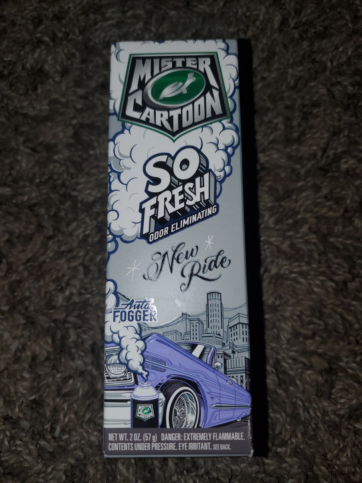Turtle Wax Mister Cartoon So Fresh Odor Eliminating Fogger New Ride Scent 2 oz