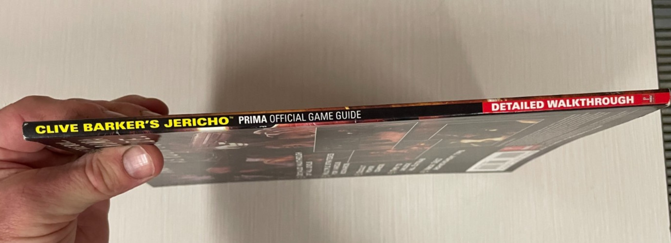 Clive Barker's Jericho Prima Strategy Guide Horror Rare
