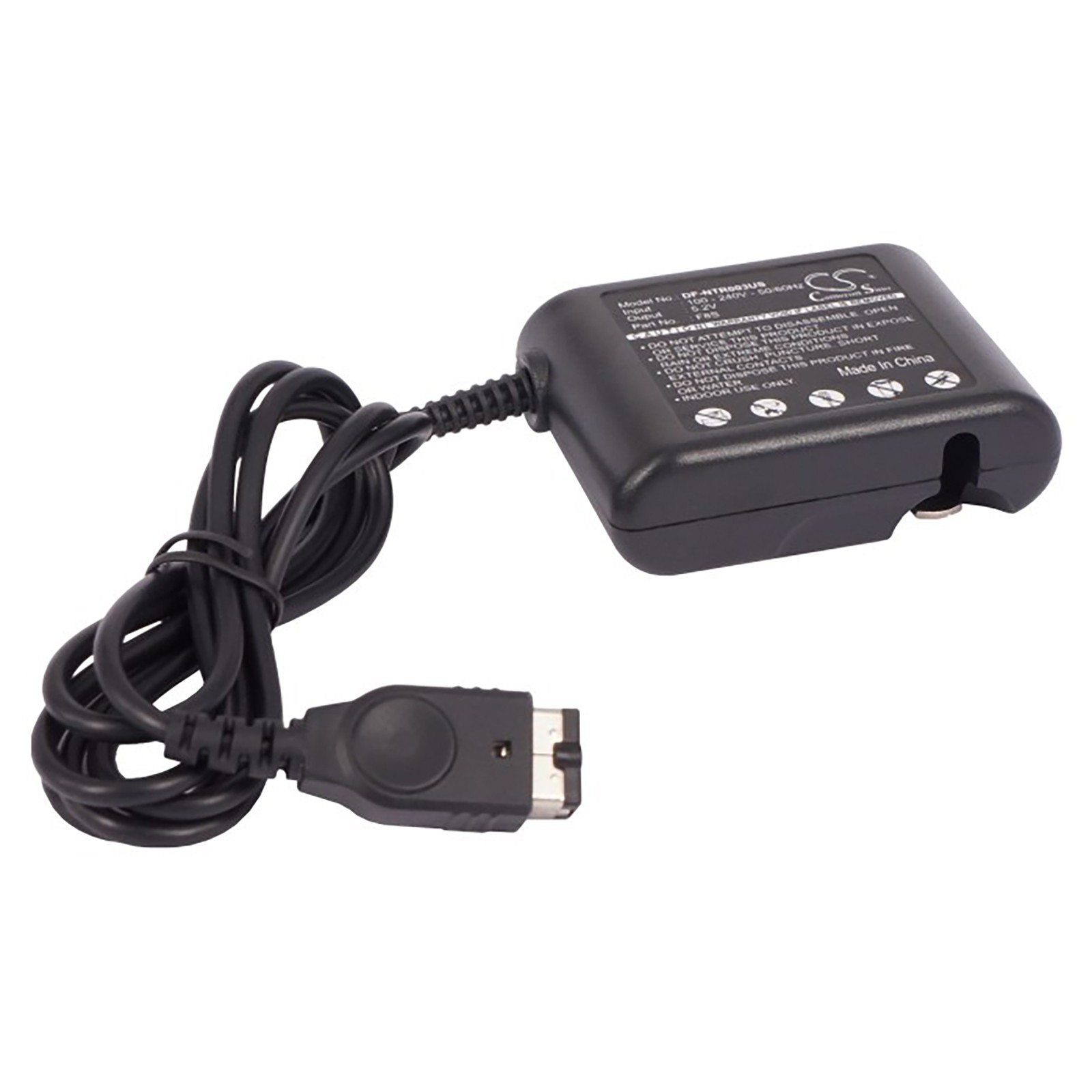 US Plug Game Console Charger for Nintendo AGS-001 GameBoy Advance GBA SP NDS F8s