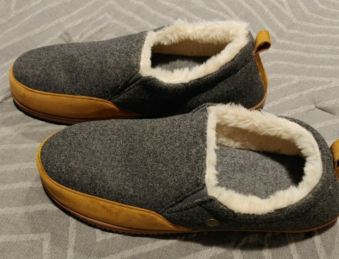 Men Alpine by Dearfoams Slippers sz XL 13-14 Grey ALPX30910   -2451shelf