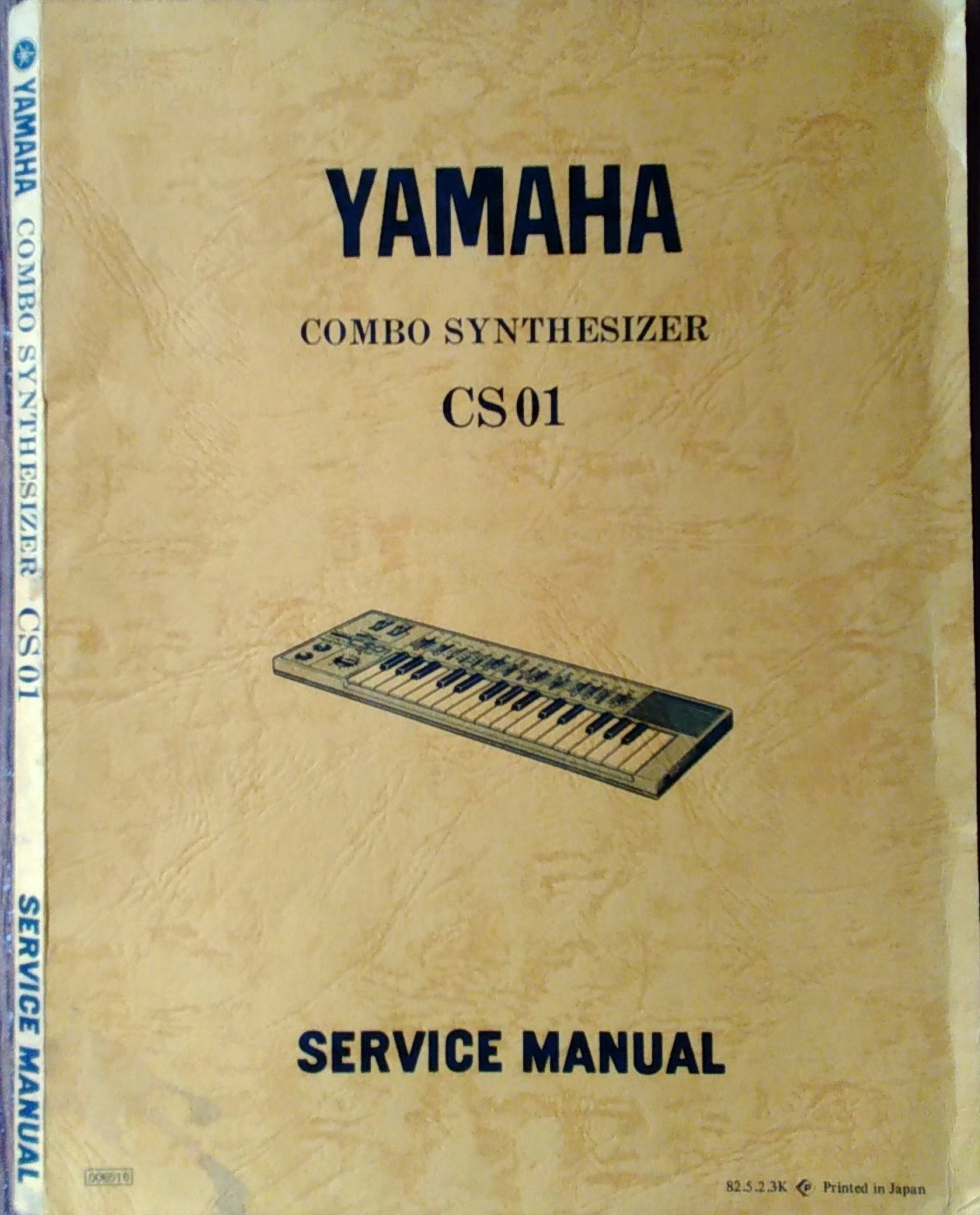 Yamaha CS01 Combo Synthesizer Original Service Manual Schematics Parts List More