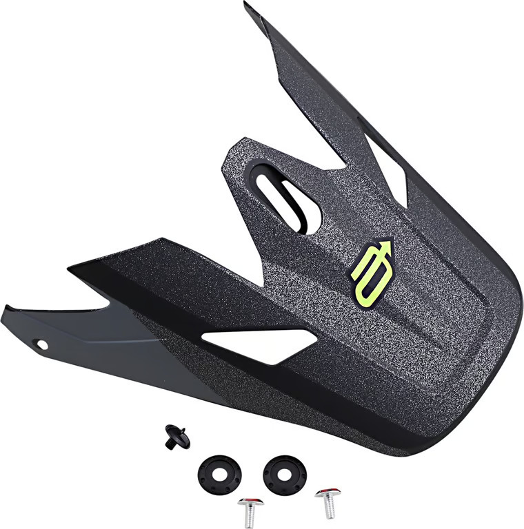 Arctiva Visor for Cambio Rise Helmets - Gray/Hi-Viz Motorcycle ATV/UTV Dirt Bike