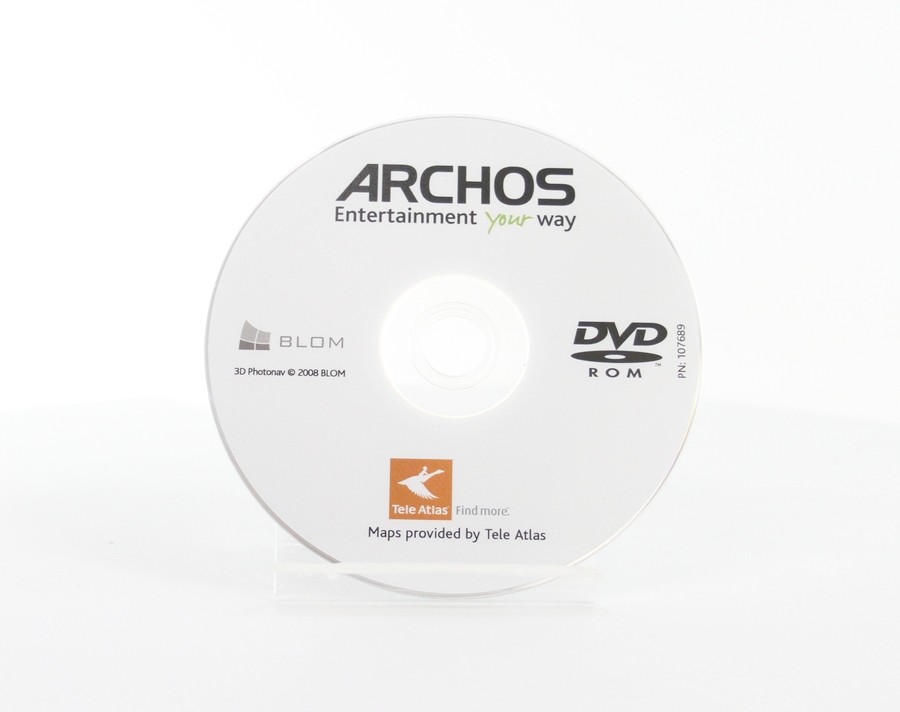 Archos "Entertainment Your Way" - Table Maps - DVD for Series 5 (107689)