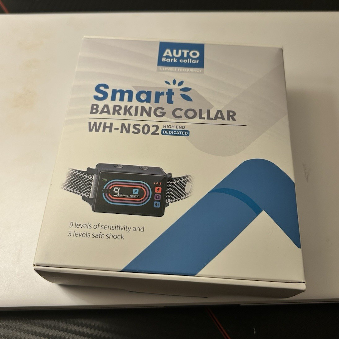 Smart Auto Bark Collar WH-NS02 Adjustable Shock Levels for Dogs S-L